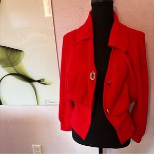 Red sweater size large